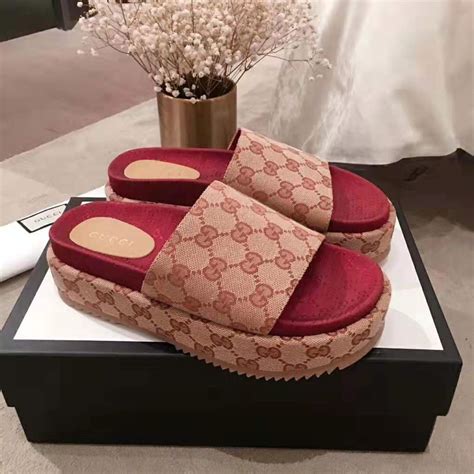 gucci girl slippers|gucci female slippers uk.